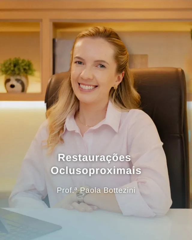 Capa do curso Restaurações Oclusoproximais